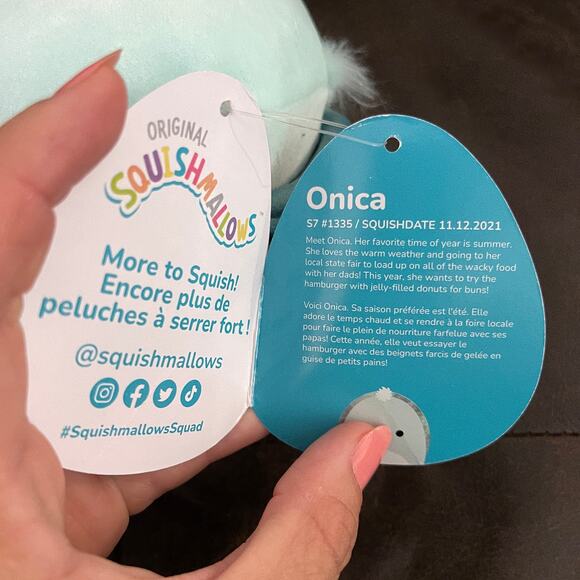 Squishmallow Onica Turtle 8 Inch - Picture 4 of 4